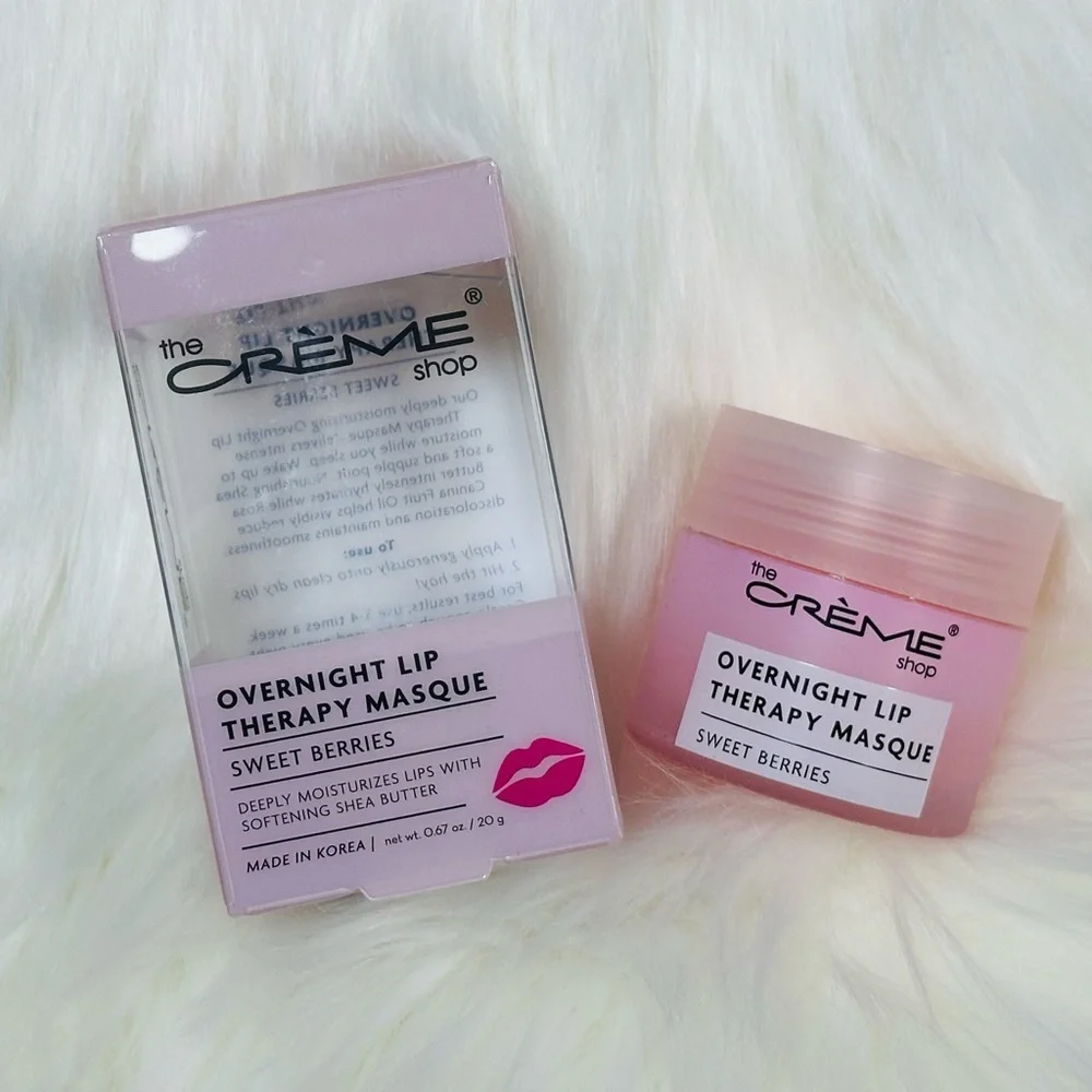 The Crème Shop Overnight Lip Therapy Masque - Sweet Berries